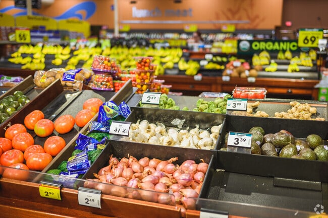 Kroger is always well stocked with the freshest produce, located near Greencroft Park.