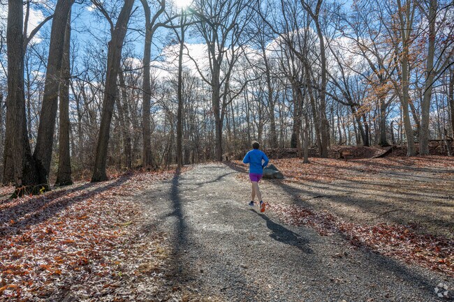 Fort Totten Park is the perfect place for a jog, with a path that runs in a full circuit.
