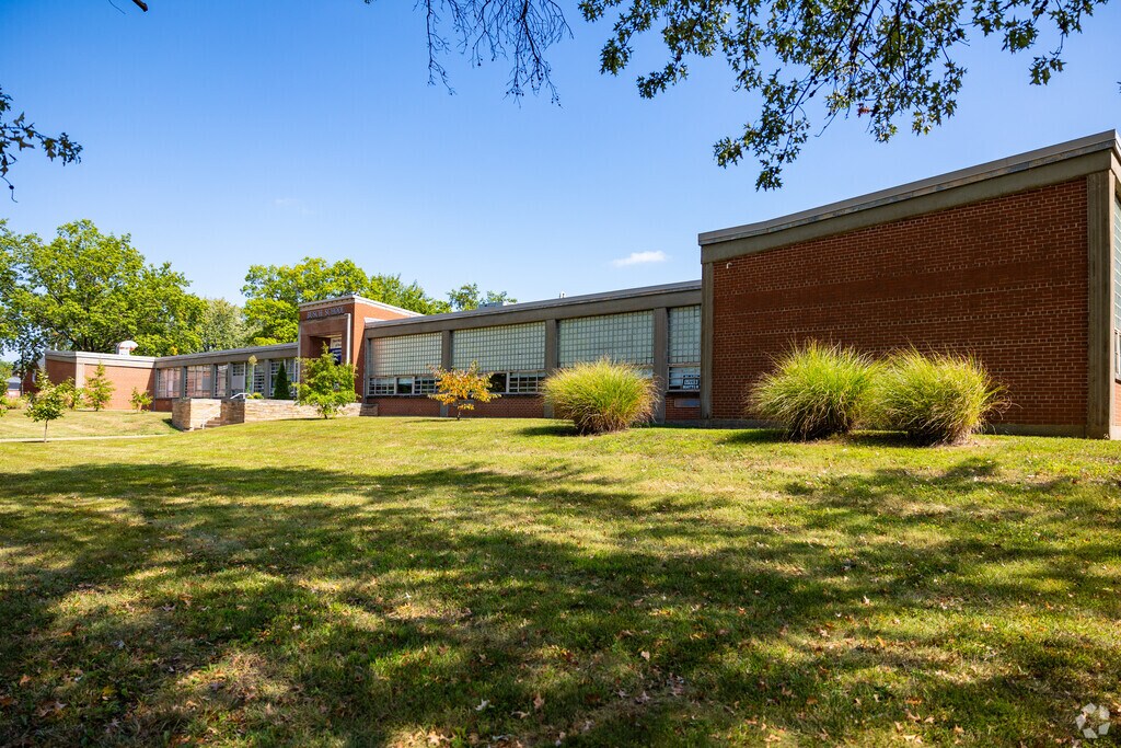 Busch Middle School enrollment averages around 450 students.