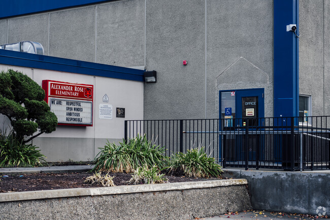 The main office of Alexander Rose Elementary School in Milpitas, California.