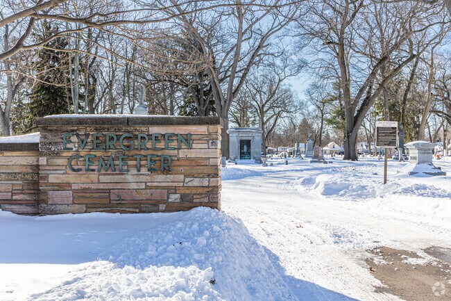Evergreen Cemetery offers a public walking trail where locals take quiet strolls in McLaughlin.