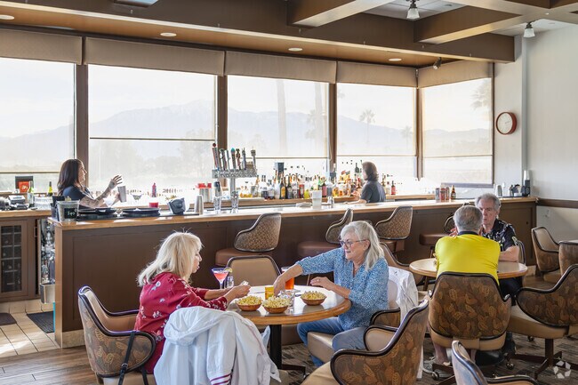 Relax with friends at the San Jacinto Bar and Lounge in Desert Hot Springs.