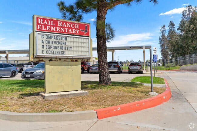 Experience The Charm Of Rail Ranch Elementary School In Los Alamos Hills.