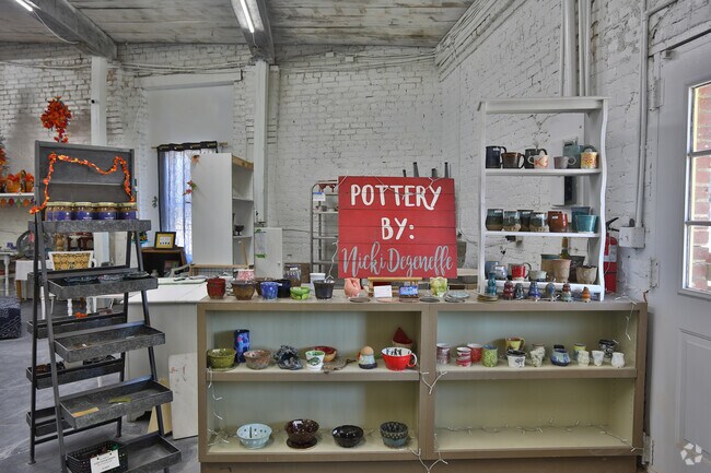 Spinning out is the home of local Sharon artist Nikki Degeneffe.