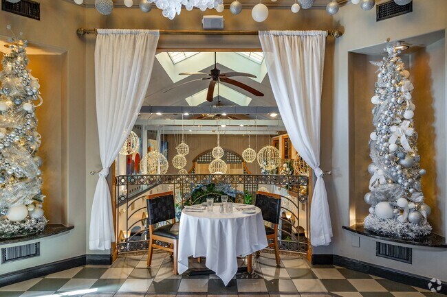 Spain Restaurant has a beautiful interior dining experience with friendly staff in Forest Hills.