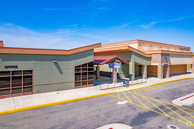 Entrance at office at Shannon Ranch Elementary School in Visalia
