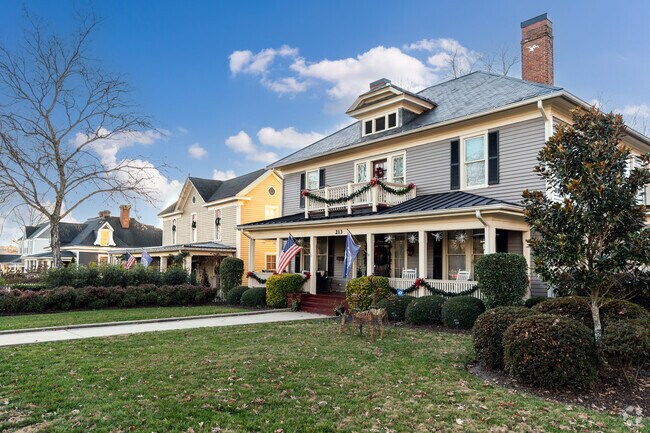 Many homes in Louisburg are on the National Register of Historic Places.