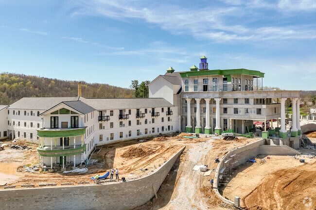 The Grand Partician Resort will be open soon near Culloden.  It will include an expansive golf course, country club, athletic complex and wedding venue.