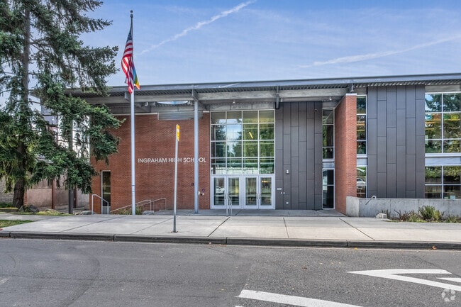 Ingraham High welcomes Olympic Manor students prior to graduating to college.