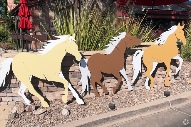 Horses and western themes still dominate the landscape of Vista Del Monte Tucson.