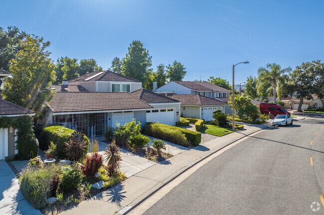 While parts of Westlake Village have large lots there are also smaller well landscaped homes.