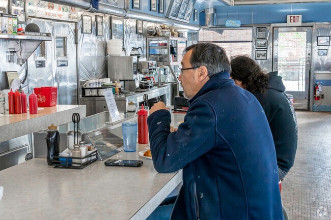 Diners enjoy an afternoon lunch at Don's Diner in Plainville.