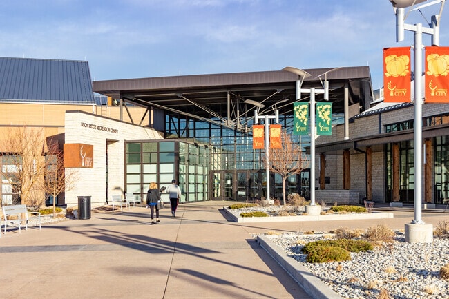 Bison Ridge Recreation Center is designed as a central gathering place for fitness, events, and everyday neighborhood life near Buffalo Run.