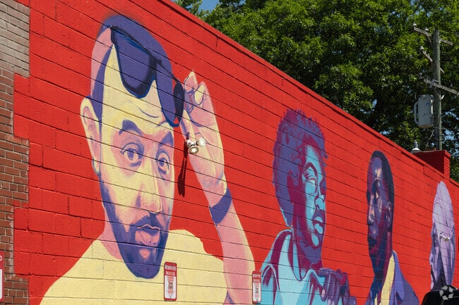 Colorful murals from talented local artists can be seen throughout Bagley.