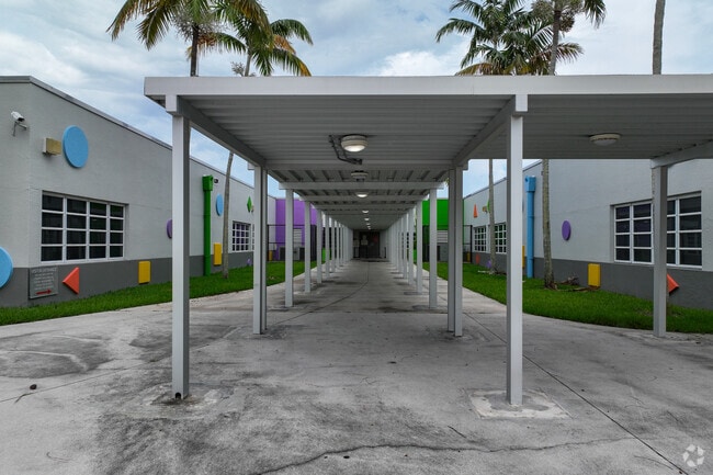 Tradewinds Elementary School entrance in Coconut Creek, FL.