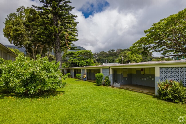 Students learn foundations on Kapunahala Elementary School's lush, shaded campus in Kāneʻohe.