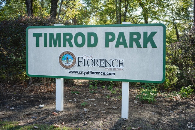 Timrod Park has a large park in the middle of the neighborhood.