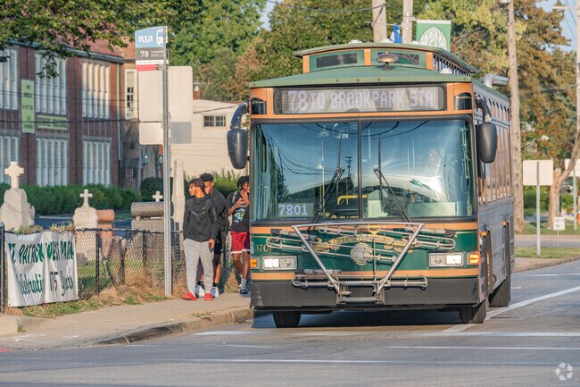 Riverside commuters can utilize the Cleveland RTA system.