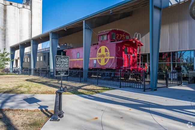 The Lehnis Railroad Museum showcases Brownwood’s train legacy.