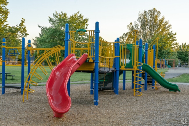 Frontier Elementary School has a great playground for the students in West Boise.