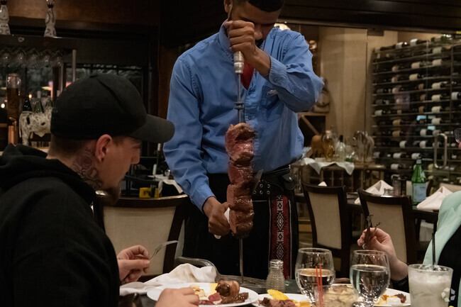 The perfection of a steak at Brazilian Grill in North Dartmouth is a delightful way to dine.