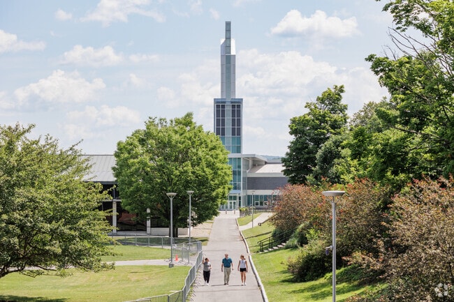 Ithaca College is a highly rated private college that specializes in media, the arts and music.