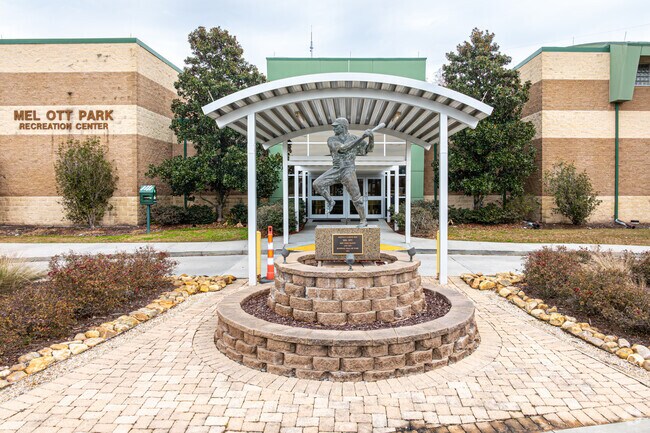 Mel Ott Park celebrates its namesake patron.