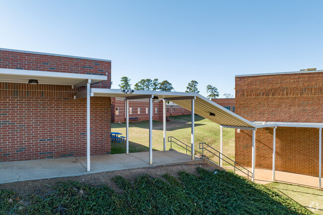 South Hall Middle School teaches grades 6 through 8.