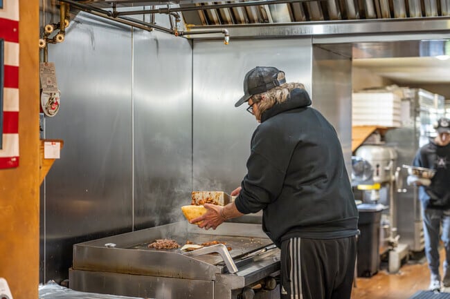 Yummy cheesesteaks are what's for lunch at Justino's, a Millcreek landmark along Main St.