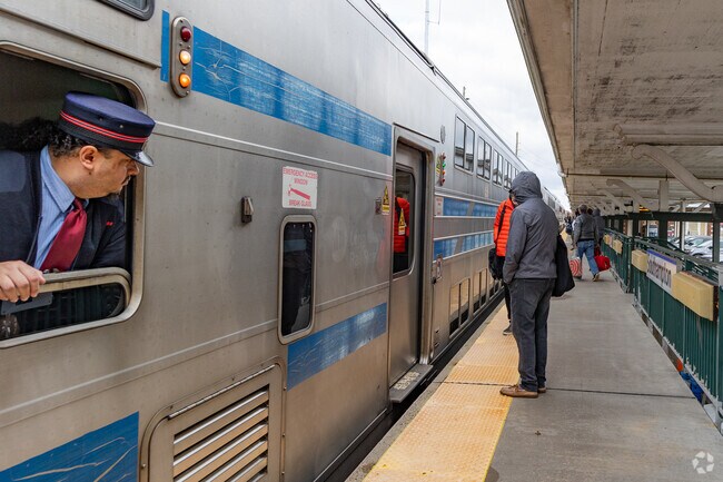 The Southampton train station will take residents to Montauk or NYC.