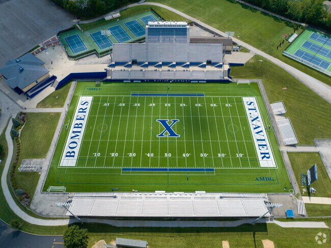 St. Xavier High School football field.