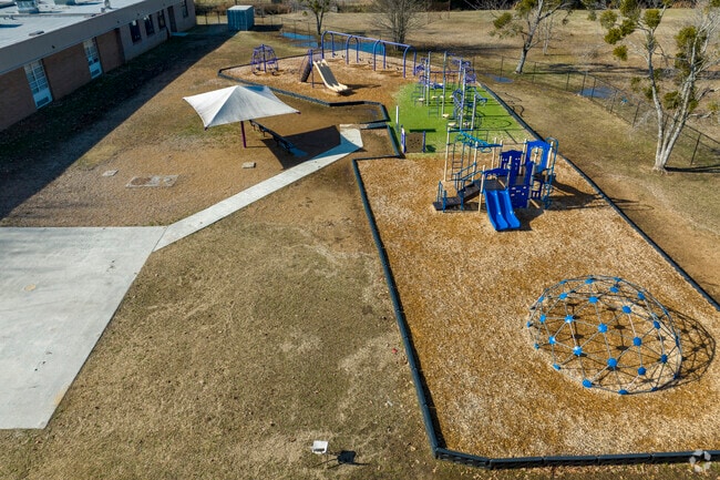 Playground for Full campus for James Dawson Elementary School in Huntsville Alabama.