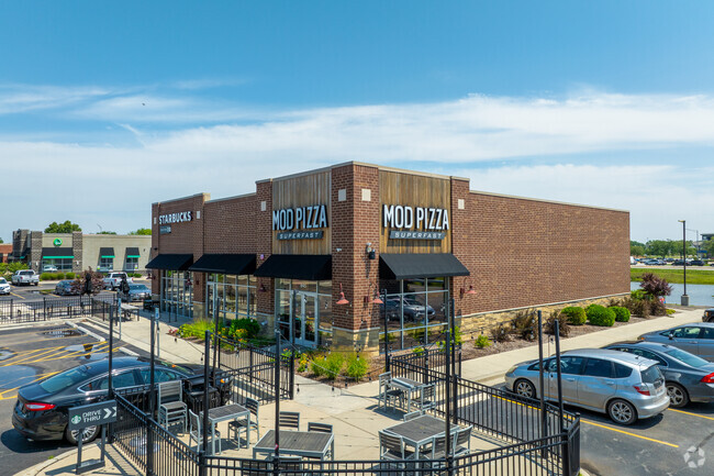 There are several newly built strip malls near Southwest St. Charles.