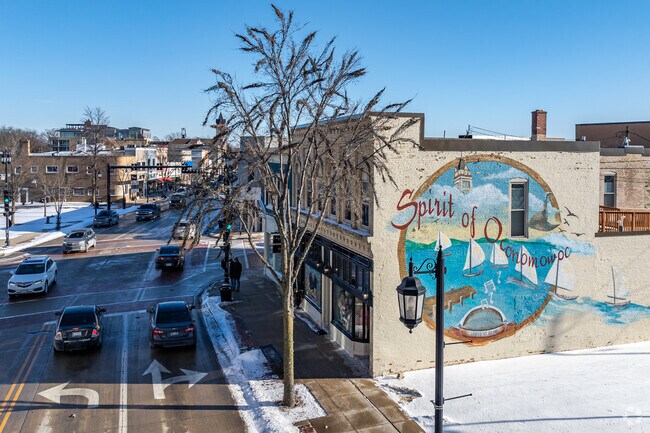 Downtown Oconomowoc is quaint and lively during any season.