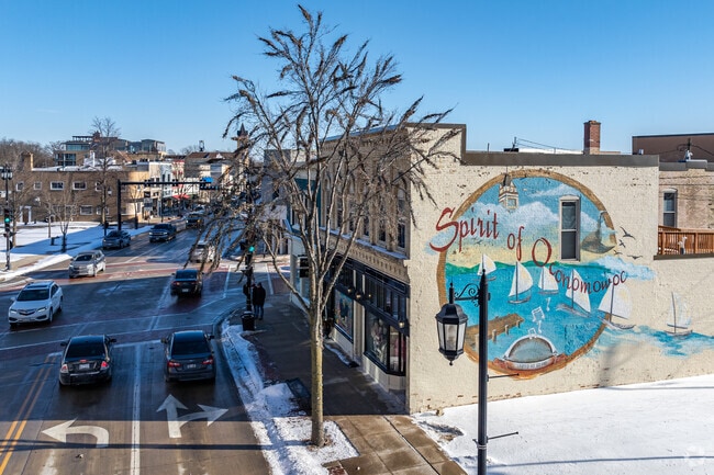 Downtown Oconomowoc is quaint and lively during any season.