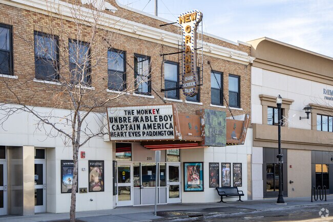 The Grand Theater is one of two active movie theaters in downtown Williston.