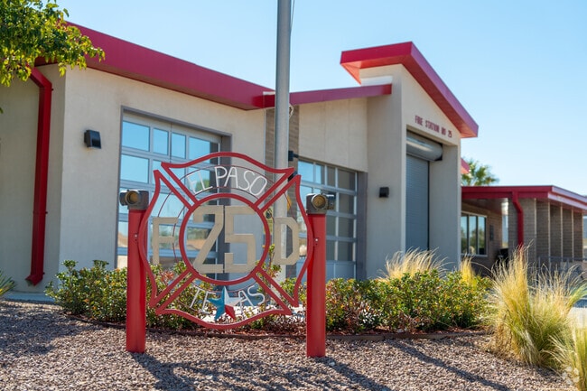 The El Paso Fire Station NO. 25 proudly serves the people of Pico Norte.