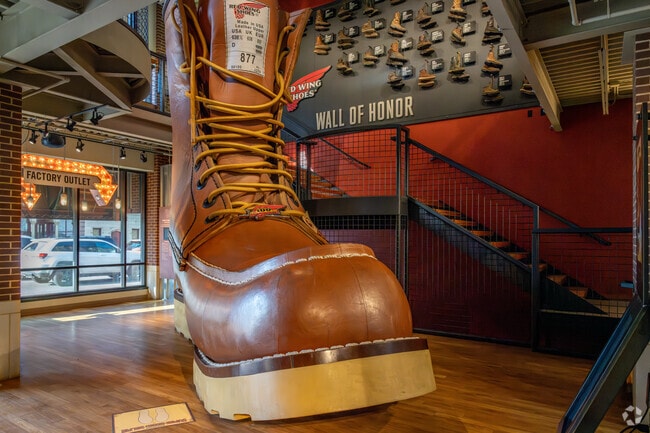 Visit the world's largest boot at the famed Red Wing Shoes store in downtown Red Wing.