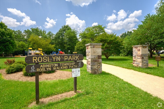 Roslyn Park is a 17.6 acre park in Abington Township.