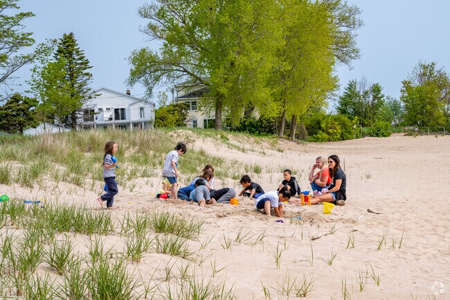 Young students visit King Park as the school year comes to an end.