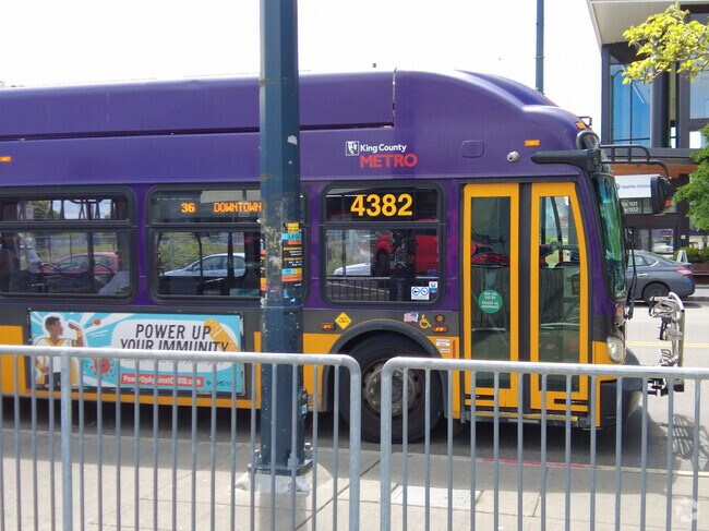Bus's are also an option for residents of the Ruston neighborhood.