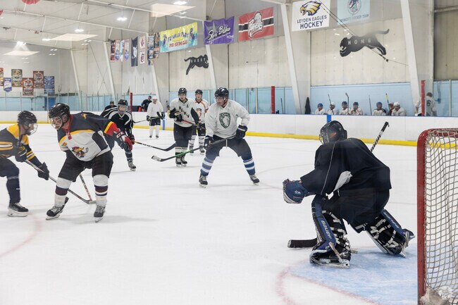 West Grand Ave sports fans can join local hockey leagues at the Franklin Park Ice Rink.