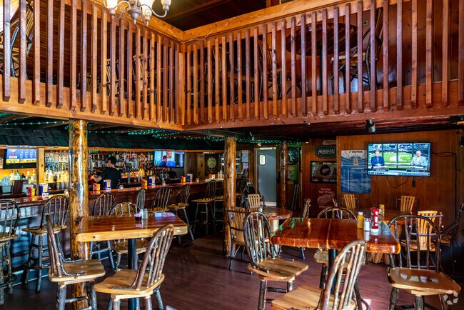 Enjoy rustic cabin-style dining at The Celtic Knot in Addison Township.