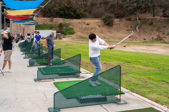 Sorrento Canyon Golf Center sits in the middle of Sorrento Valley for locals to practice.
