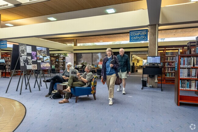 The nearby Palm Springs Public Library is a haven for Cimarron Cove book lovers.