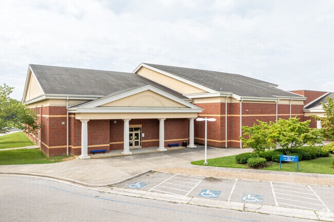 Blacksburg Middle School is just a couple minutes away from Downtown Eastside.