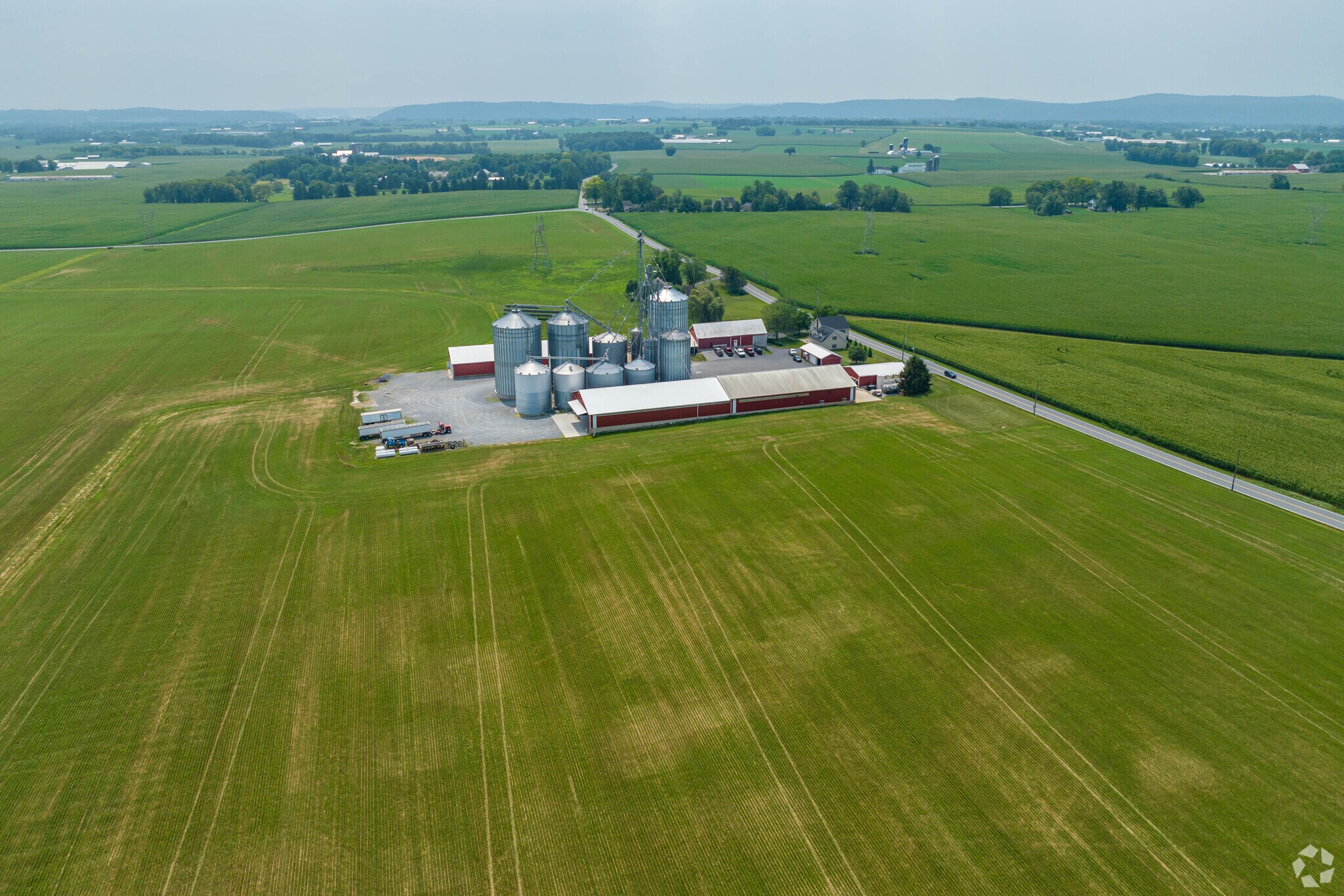 Take a drive through Rheems' abundant farmland.