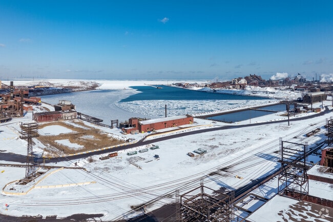 Indiana Harbor shipping canal is busy year round with supply for energy companies East Chicago.