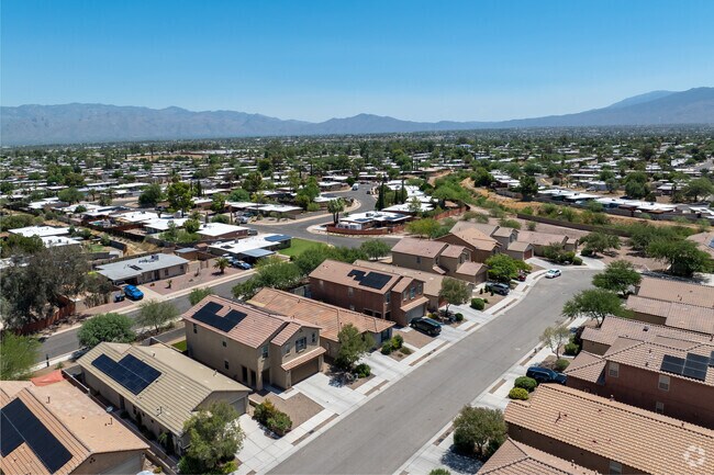 Carson Corner overlooks the Rincon and Catalina Mountain Ranges in Tucson.