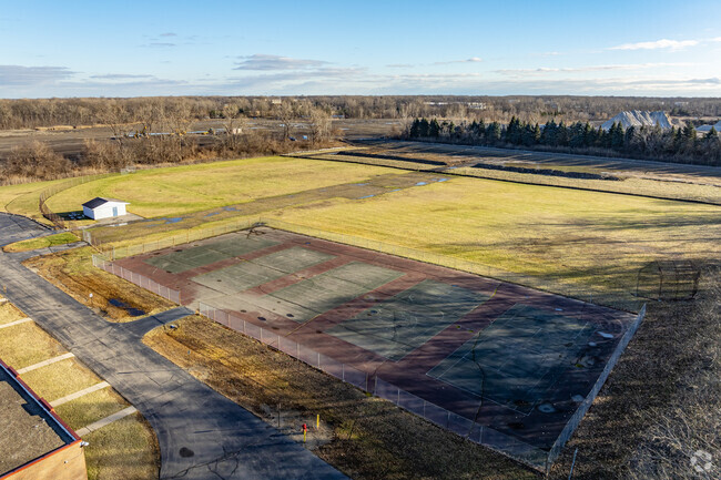Athletic fields behind Hoover Middle School.